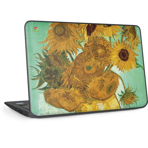 Sunflowers 1888 by Van Gogh HP Chromebook Skin