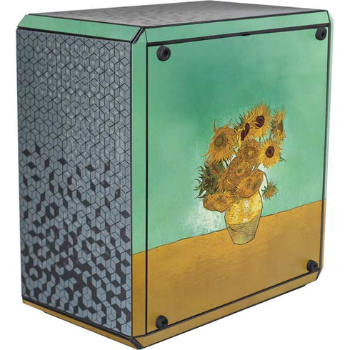 Vincent Van Gogh Sunflowers 1888 Cooler Master MasterBox Q300L Mini Tower Skin