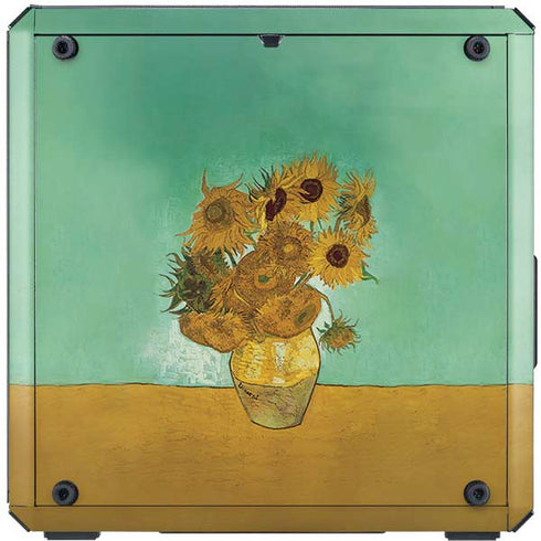 Vincent Van Gogh Sunflowers 1888 Cooler Master MasterBox Q300L Mini Tower Skin