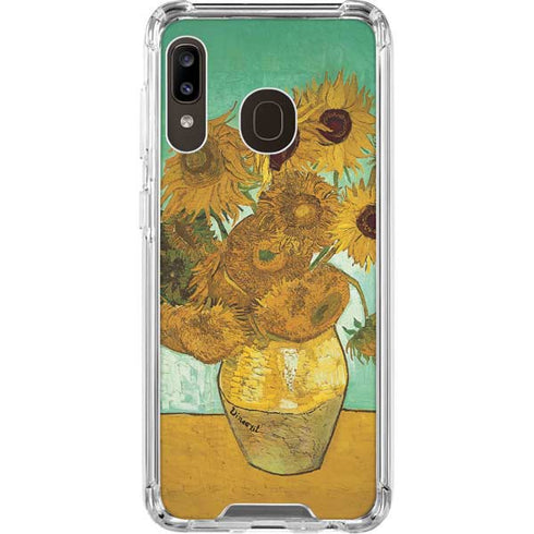 Vincent Van Gogh Sunflowers 1888 Galaxy A30 Clear Case