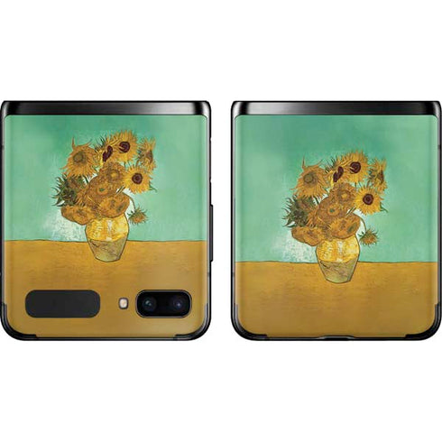 Vincent Van Gogh Sunflowers 1888 Galaxy Z Flip Skin