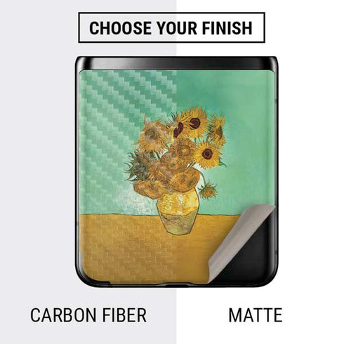 Vincent Van Gogh Sunflowers 1888 Galaxy Z Flip Skin