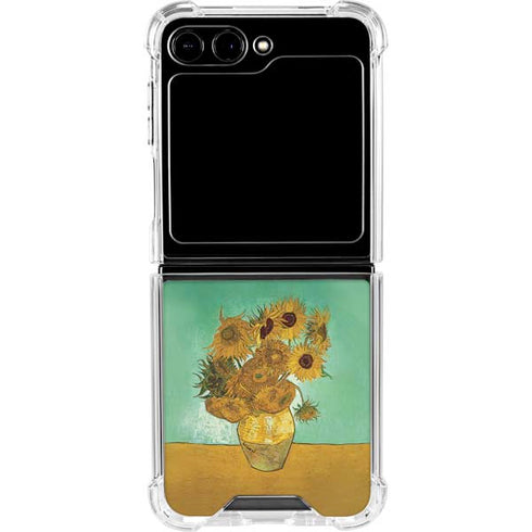 Sunflowers 1888 by Van Gogh Galaxy Z Flip5 5G Clear Case