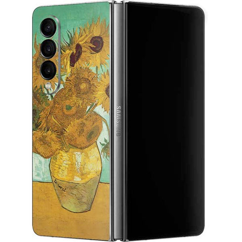 Vincent Van Gogh Sunflowers 1888 Galaxy Z Fold4 5G Skin