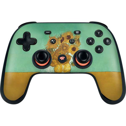 Vincent Van Gogh Sunflowers 1888 Google Stadia Controller Skin