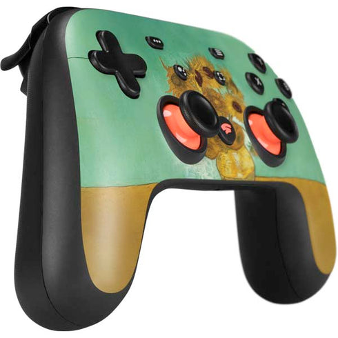 Vincent Van Gogh Sunflowers 1888 Google Stadia Controller Skin