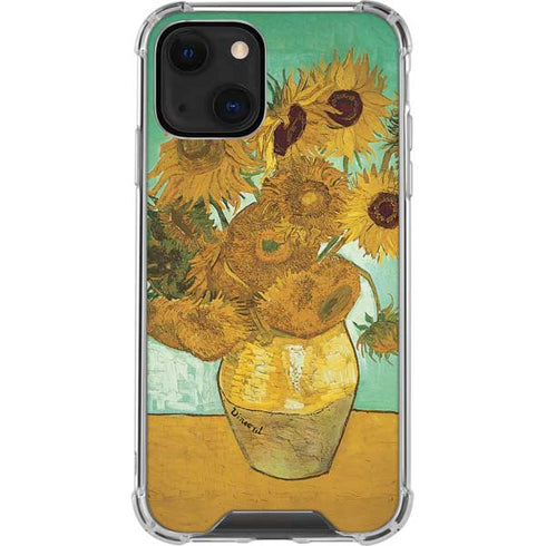 Vincent Van Gogh Sunflowers 1888 iPhone 14 Plus Clear Case