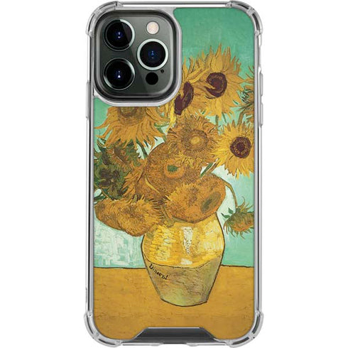 Sunflowers 1888 by Van Gogh iPhone 15 Pro Max Clear Case