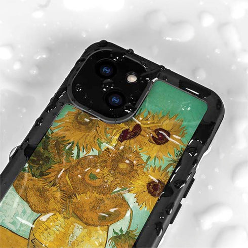 Sunflowers 1888 by Van Gogh iPhone 15 Plus Waterproof Case