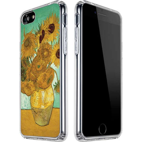 Vincent Van Gogh Sunflowers 1888 iPhone SE (2nd & 3rd Gen) Clear Case