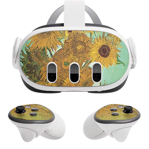Sunflowers 1888 by Van Gogh Meta Quest 3 Skin