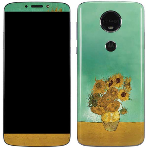 Vincent Van Gogh Sunflowers 1888 Moto E5 Plus Skin