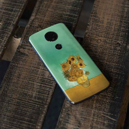 Vincent Van Gogh Sunflowers 1888 Moto E5 Plus Skin