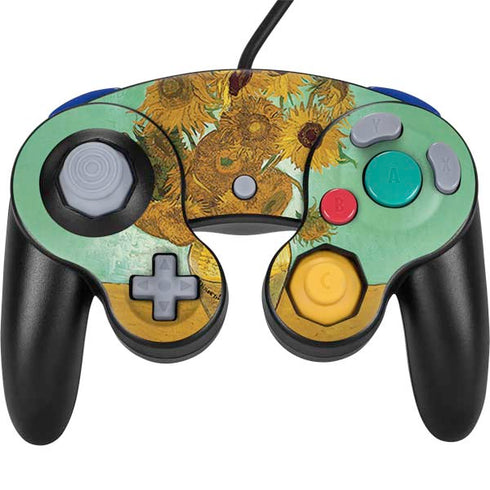 Vincent Van Gogh Sunflowers 1888 Nintendo GameCube Controller Skin