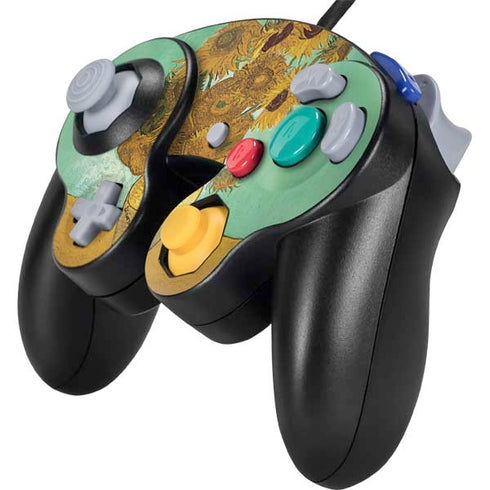 Vincent Van Gogh Sunflowers 1888 Nintendo GameCube Controller Skin