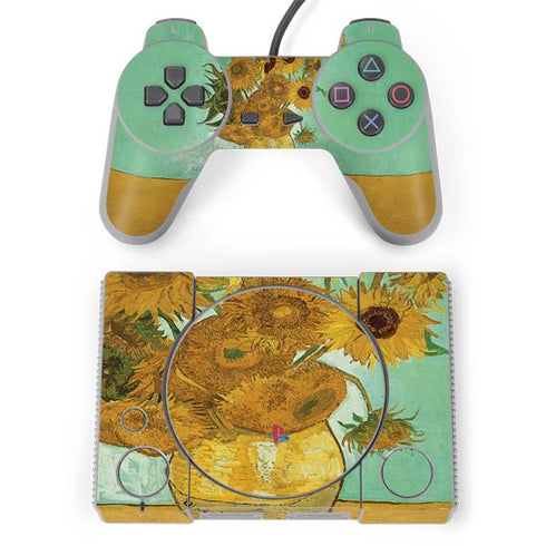 Vincent Van Gogh Sunflowers 1888 PlayStation Classic Bundle Skin