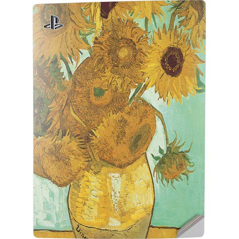 Vincent Van Gogh Sunflowers 1888 PS5 Digital Edition Console Skin