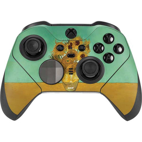 Vincent Van Gogh Sunflowers 1888 Xbox Elite Wireless Controller Series 2 Skin