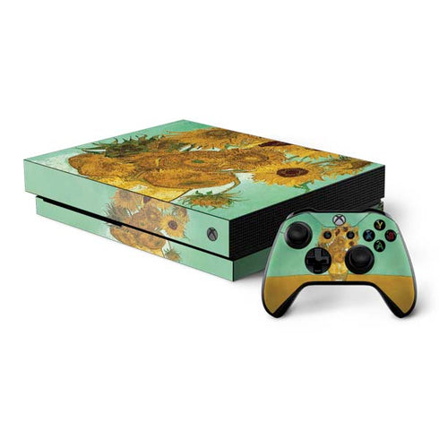 Vincent Van Gogh Sunflowers 1888 Xbox One X Bundle Skin
