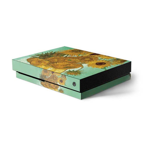 Vincent Van Gogh Sunflowers 1888 Xbox One X Console Skin