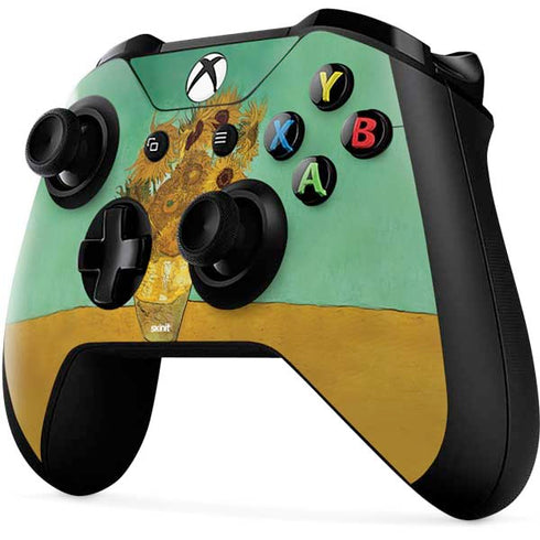 Vincent Van Gogh Sunflowers 1888 Xbox One X Controller Skin
