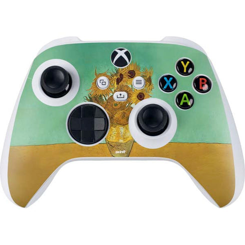 Vincent Van Gogh Sunflowers 1888 Xbox Series S Controller Skin