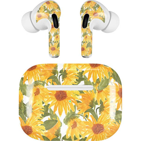 Bouffants and Broken Hearts Sunflowers Apple AirPods Pro Skin