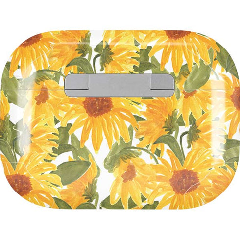 Bouffants and Broken Hearts Sunflowers Apple AirPods Pro Skin