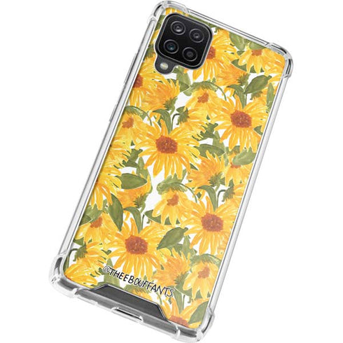 Bouffants and Broken Hearts Sunflowers Galaxy A12 Clear Case