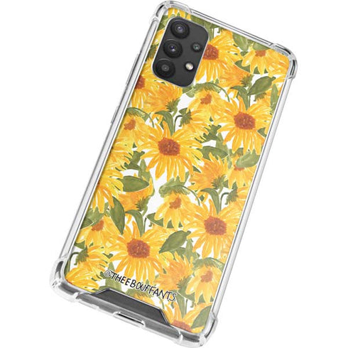 Bouffants and Broken Hearts Sunflowers Galaxy A32 5G Clear Case