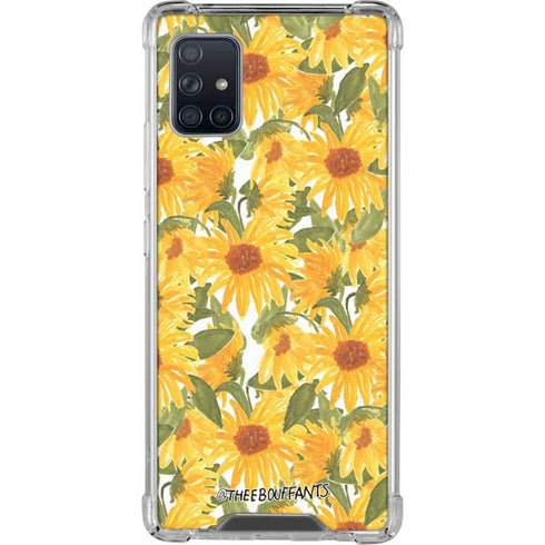 Bouffants and Broken Hearts Sunflowers Galaxy A51 5G Clear Case