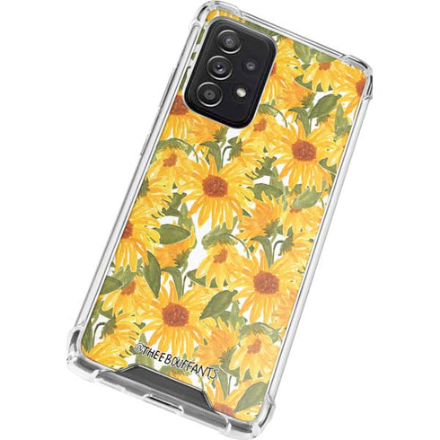 Bouffants and Broken Hearts Sunflowers Galaxy A52 5G Clear Case
