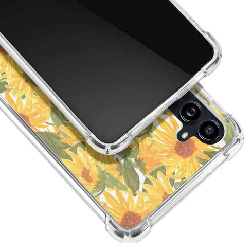 Bouffants and Broken Hearts Sunflowers Galaxy A54 5G Clear Case