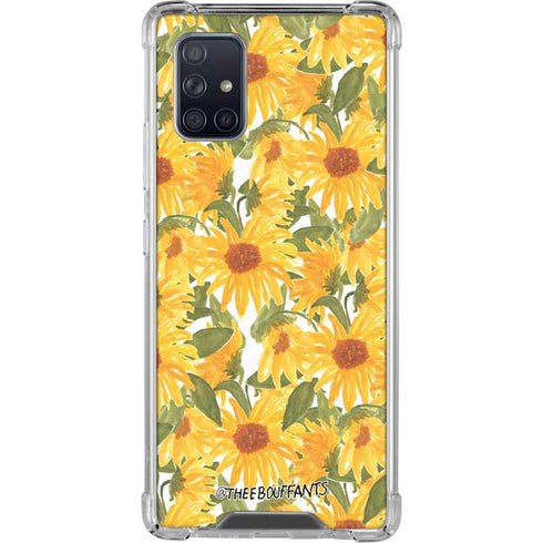 Bouffants and Broken Hearts Sunflowers Galaxy A71 5G Clear Case