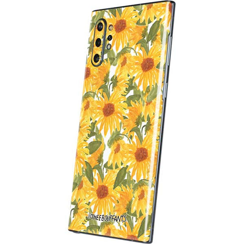 Bouffants and Broken Hearts Sunflowers Galaxy Note 10 Plus Skin