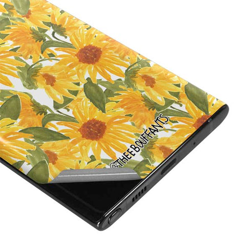 Bouffants and Broken Hearts Sunflowers Galaxy Note 10 Plus Skin