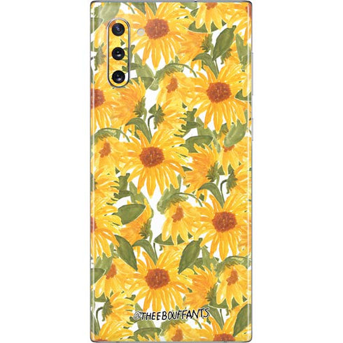 Bouffants and Broken Hearts Sunflowers Galaxy Note 10 Skin