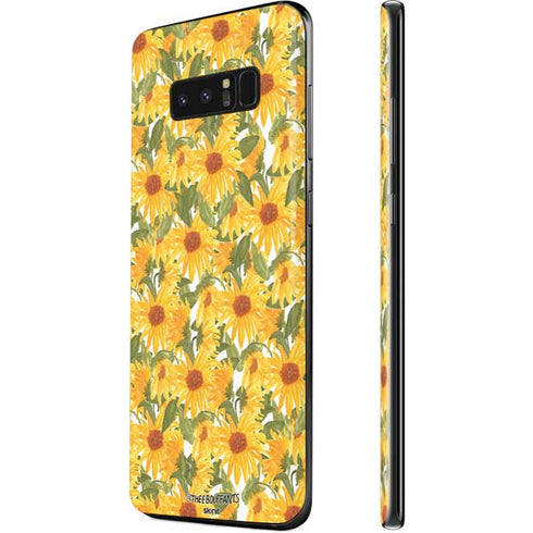Bouffants and Broken Hearts Sunflowers Galaxy Note 8 Skin