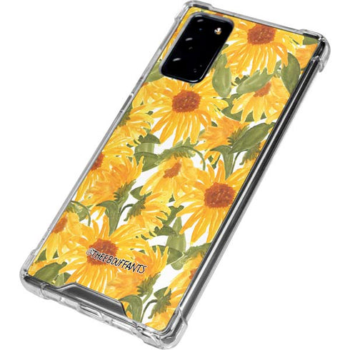Bouffants and Broken Hearts Sunflowers Galaxy Note20 5G Clear Case