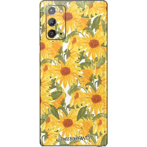 Bouffants and Broken Hearts Sunflowers Galaxy Note20 5G Skin