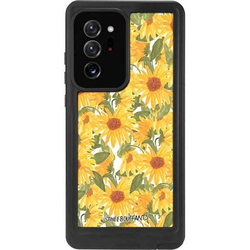 Bouffants and Broken Hearts Sunflowers Galaxy Note20 Ultra 5G Waterproof Case