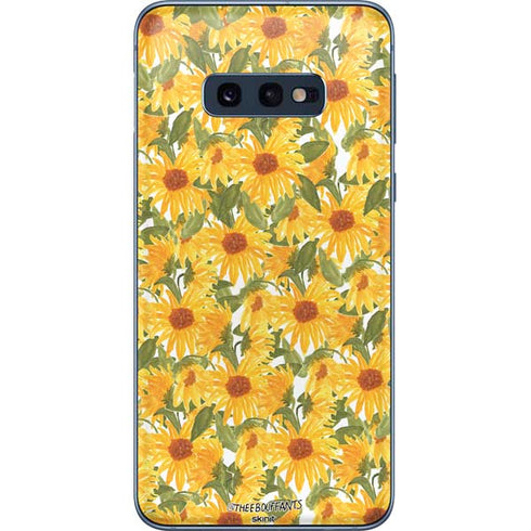 Bouffants and Broken Hearts Sunflowers Galaxy S10e Skin