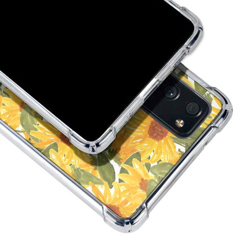 Bouffants and Broken Hearts Sunflowers Galaxy S20 FE Clear Case