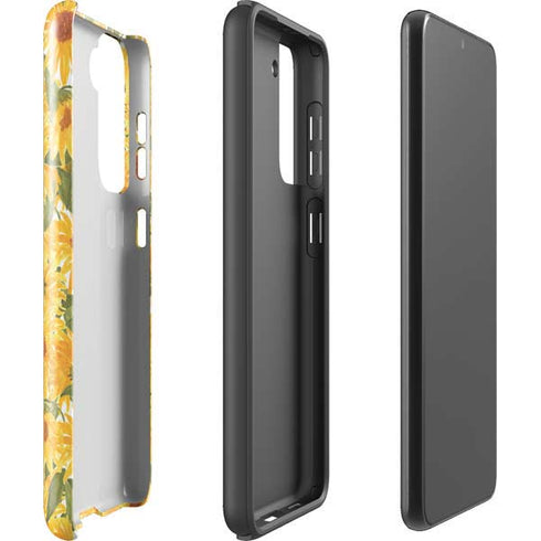 Bouffants and Broken Hearts Sunflowers Galaxy S21 Plus 5G Pro Case