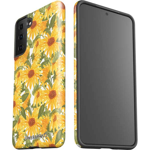 Bouffants and Broken Hearts Sunflowers Galaxy S21 Plus 5G Pro Case