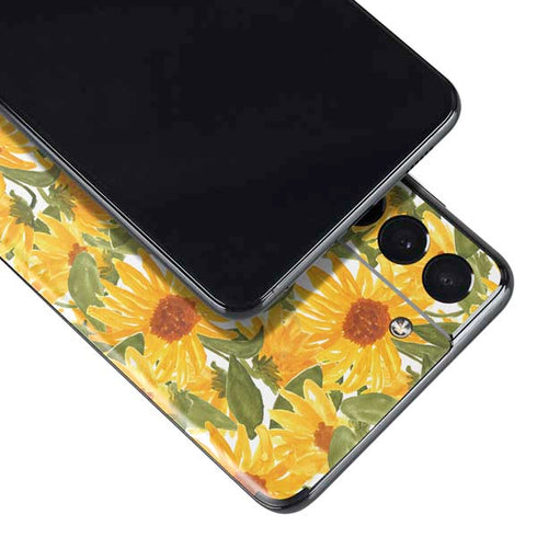 Bouffants and Broken Hearts Sunflowers Galaxy S21 Plus 5G Skin