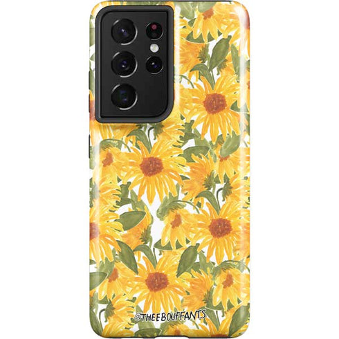 Bouffants and Broken Hearts Sunflowers Galaxy S21 Ultra 5G Pro Case