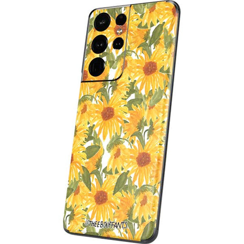 Bouffants and Broken Hearts Sunflowers Galaxy S21 Ultra 5G Skin