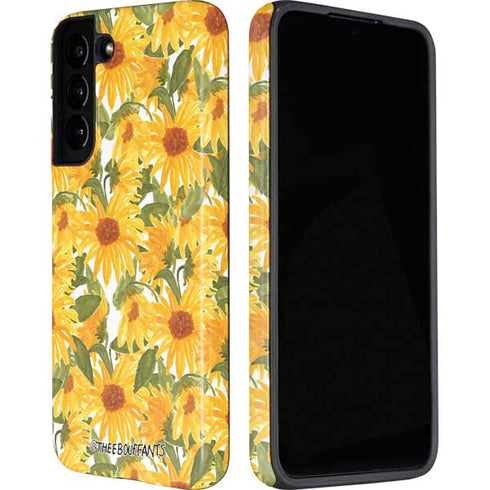 Bouffants and Broken Hearts Sunflowers Galaxy S22 Plus Pro Case
