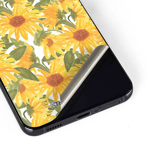 Bouffants and Broken Hearts Sunflowers Galaxy S22 Plus Skin